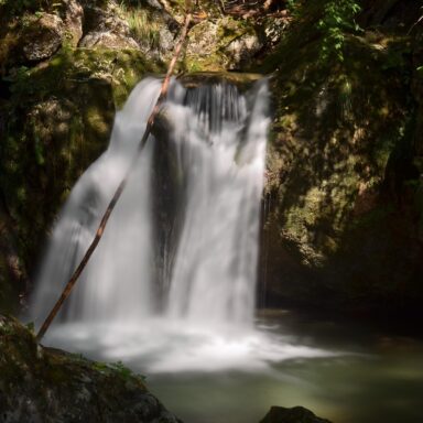 Vodopády Myrafälle a divoká tiesňava Steinwandklamm 015