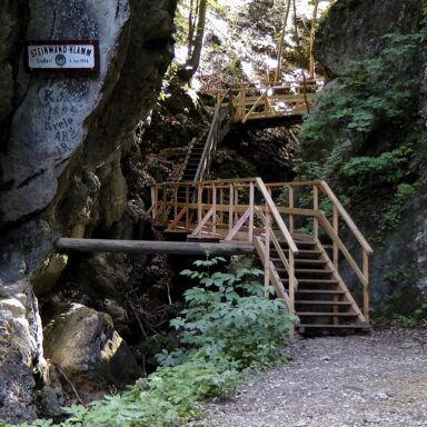 Vodopády Myrafälle a divoká tiesňava Steinwandklamm 010
